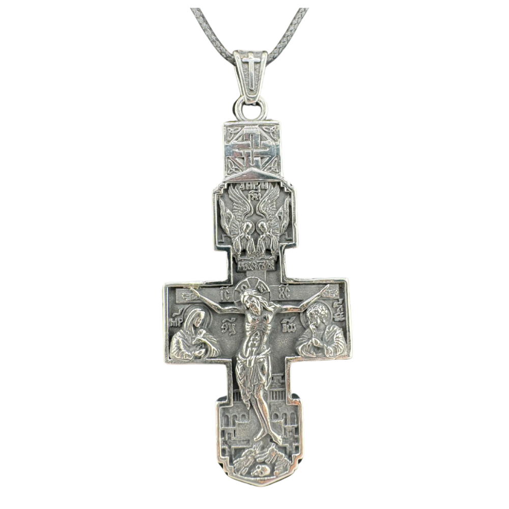 Stainless Steel Orthodox Cross Pendant w/o Chain Stainless Steel Orthodox Cross Pendant w/o Chain